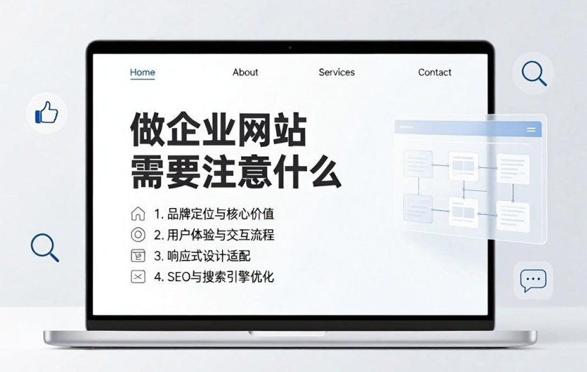 做企业网站需要注意什么